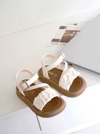 Children's Cartoon Bow Slippers - Breathable Soft Sole Anti-Slip Indoor & Bathroom Shoes for Girls