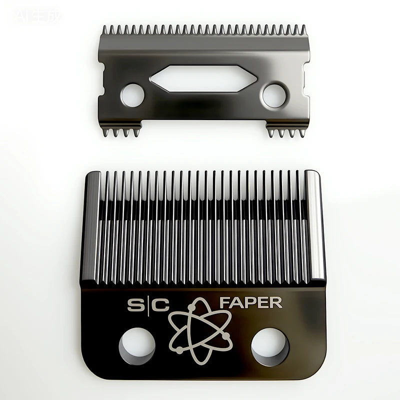 SC ECHO PHANTOM Professional Electric Hair Clipper – Crunch Blade Fade Trimmer for Men Barbershop Use (VGR 8148 Compatible)