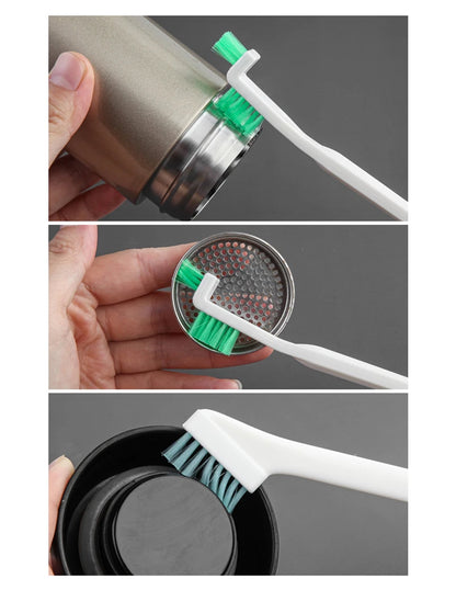 1/5/8-Pcs Set Narrow Cleaning Brushes — Long Handle for Fish Tank, Baby Bottle, Straw, Glass Tube & Kitchen Tools