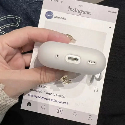 Matte Transparent White AirPods Case - Shockproof TPU Protective Cover for AirPods Pro 2/3 and AirPods 1/2/3/4