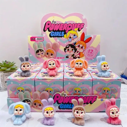 12pc Crying Baby Plush Figurine Blind Box — Cute Cartoon Mini Dolls for Desktop Decoration & Gift
