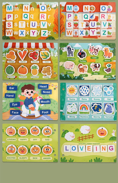 Montessori Baby Busy Book – My First Quiet Book, Early Learning Toy & Matching Game for Toddlers (2-3 Years)