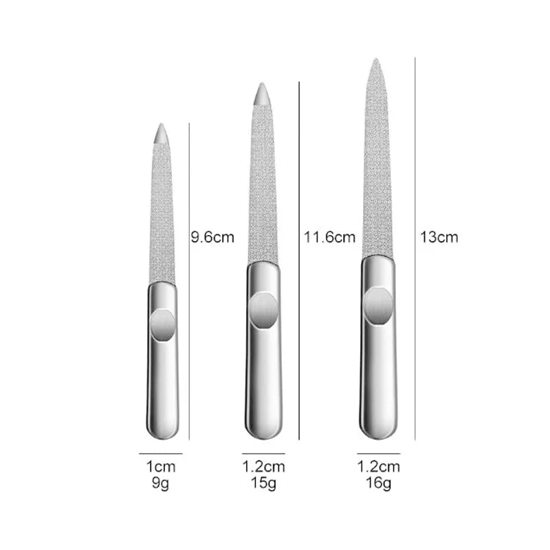 Nano Glass Nail File - Transparent Crystal Nail Polishing and Shining Tool for Smooth Nail Care