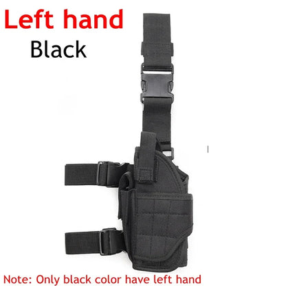Universal Drop Leg Gun Holster - Right-Handed Tactical Thigh Pistol Bag & Pouch for All Handguns