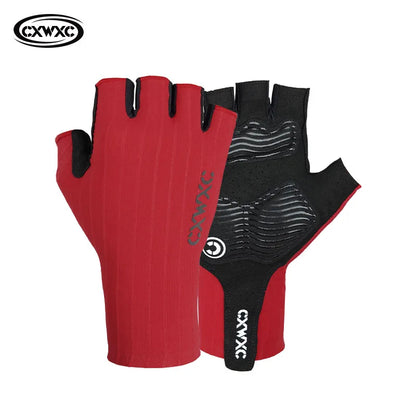 CXWXC Half Finger Cycling Gloves – Breathable, Anti-Slip Fitness Gloves with Extended Wrist Guard for Men & Women