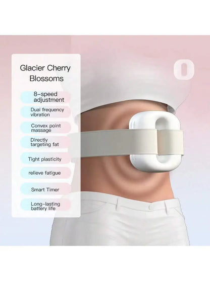 Electric Fascia Ring Massager - USB Rechargeable Hot Compress Waist & Muscle Relaxation Belt Massager