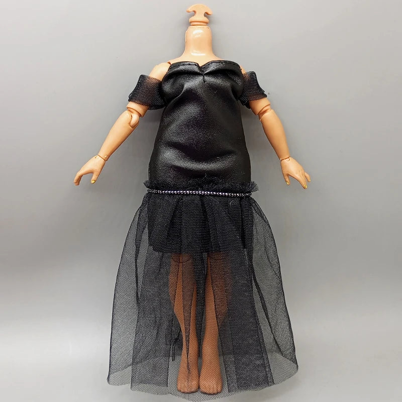 Handmade Doll Dresses & Shoes – Outfit for 28cm High School Dolls with Big Eyes & Long Eyelashes, Perfect Birthday Gift