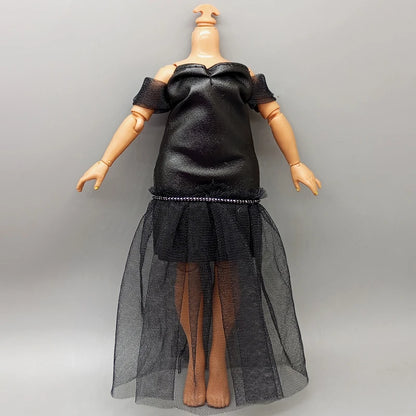 Handmade Doll Dresses & Shoes – Outfit for 28cm High School Dolls with Big Eyes & Long Eyelashes, Perfect Birthday Gift