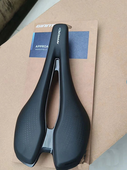 GIANT Approach Gel Saddle — Comfort Bike Seat with Vent for Road & MTB, Fits UNICLIP