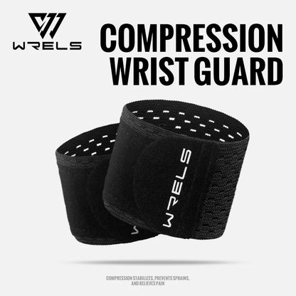 WRELS Adjustable Sports Wristband — Elastic Compression Wrist Wraps for Basketball, Weight Training, and Support
