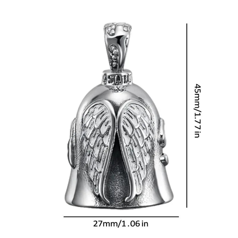 Angel Guardian Biker Riding Bell – Portable Motorcycle and Bicycle Gift Accessory