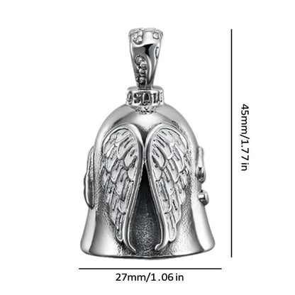Angel Guardian Biker Riding Bell – Portable Motorcycle and Bicycle Gift Accessory
