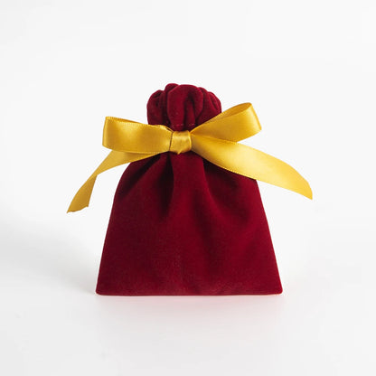 10PCS Purple Velvet Drawstring Bags — Jewelry Gift & Candy Storage Pouches