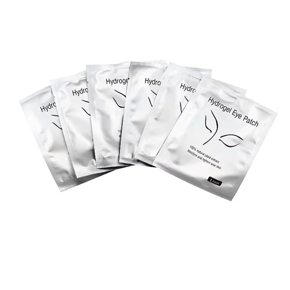 100 Pairs Eyelash Extension Eye Patches — Under-Eyelash Stickers for Lash Extensions and Eyelid Building Supplies