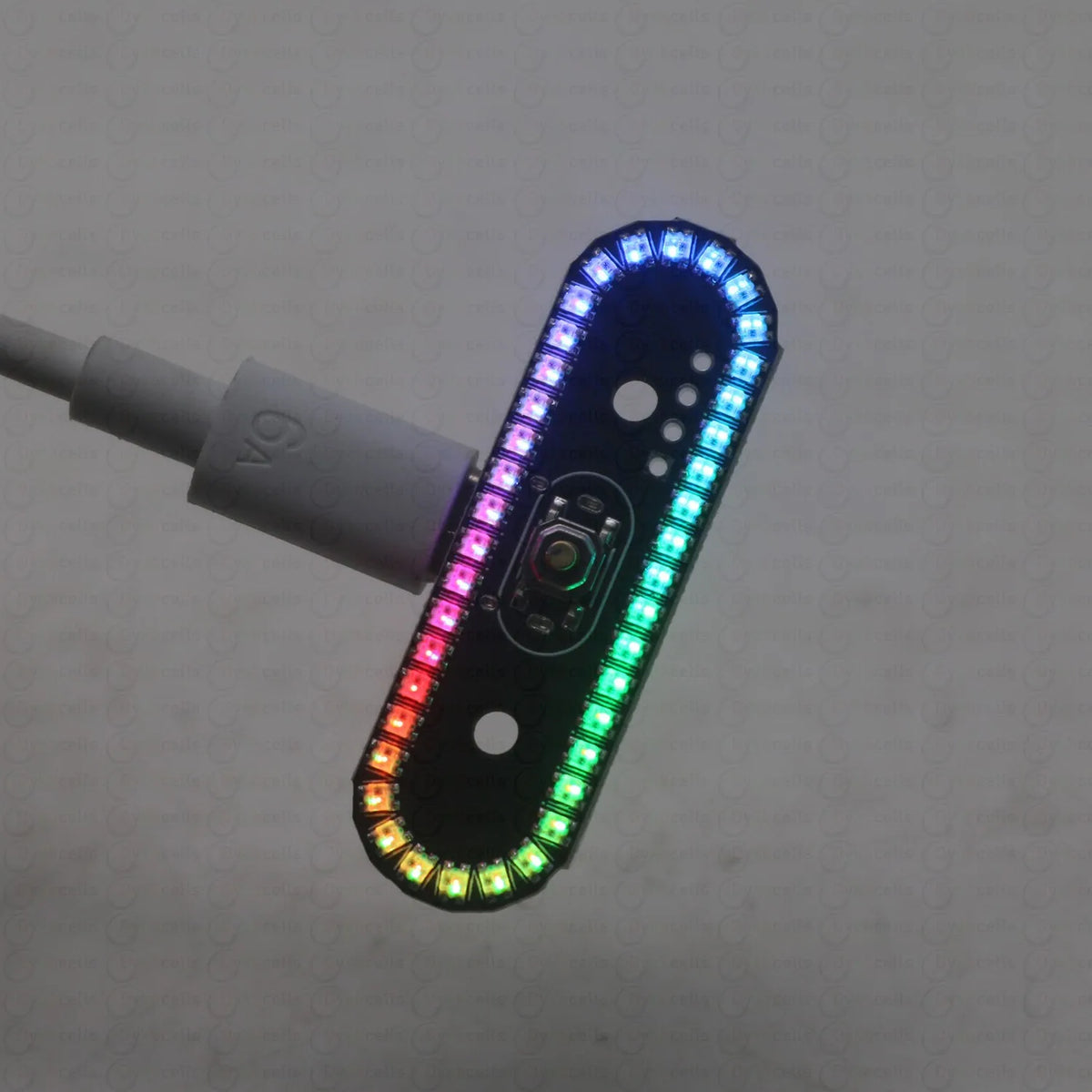 Wireless LED Tail Light - Colorful Flowing Gradient Breathing Flashing Lamp for RC Cars, Aircraft & Drones