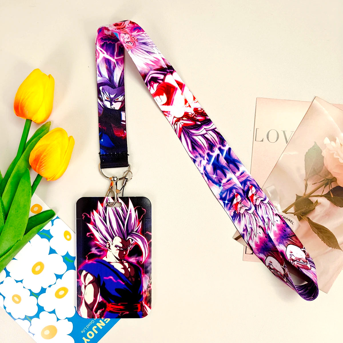 Dragon Ball Anime Lanyard – Credential Holder for Key, Card, Badge & Gym Keychain Accessories Gift