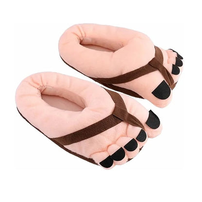 Funny Winter Couple Slippers - Soft Warm Cotton Home Slides