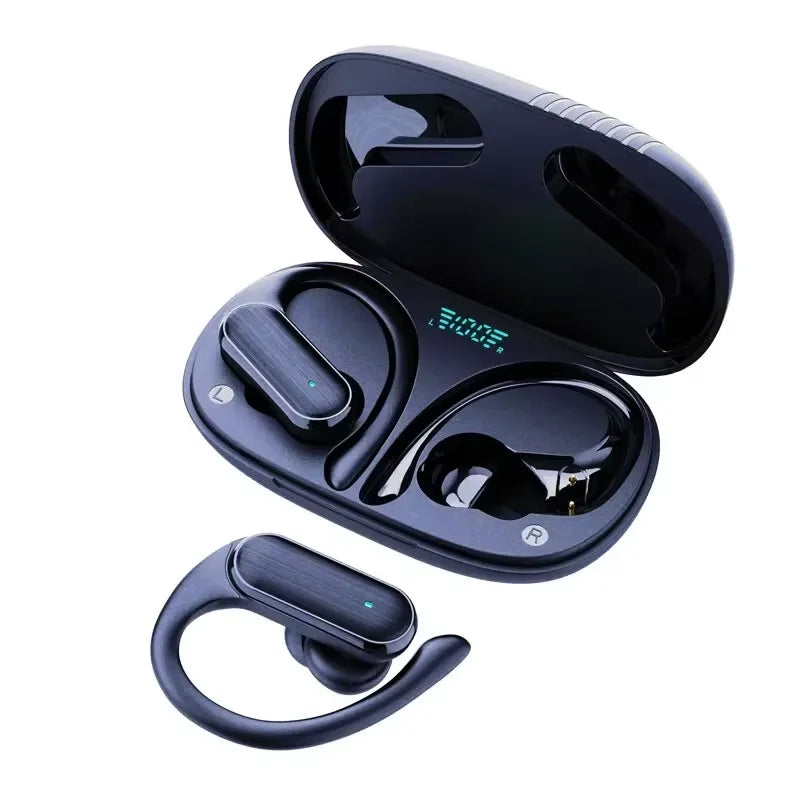 A520 Bluetooth Headset - V5.3 Wireless Sports Earbuds with Microphone, Anti-Sweat Stereo Earphones
