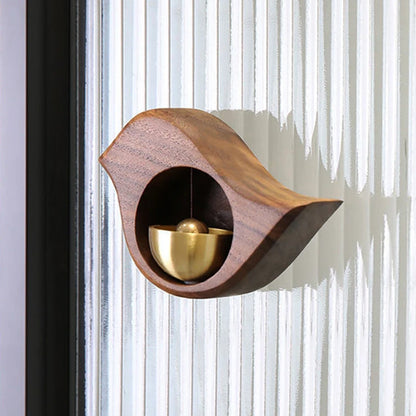 Wooden Landscape Door Bell – Magnetic Wind Chime for Home Entrance Alert & Decor
