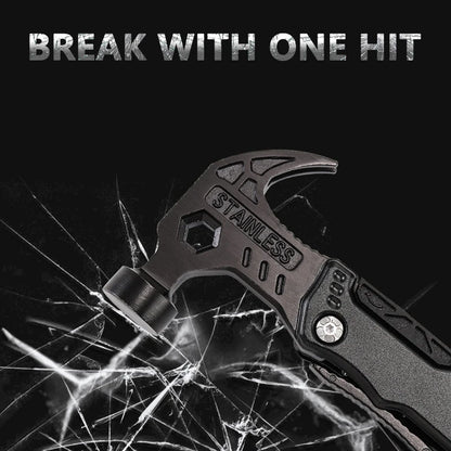 Multifunctional Pliers Multitool - Stainless Steel Claw Hammer with Nylon Sheath for Outdoor Survival, Camping, Hunting, and Hiking