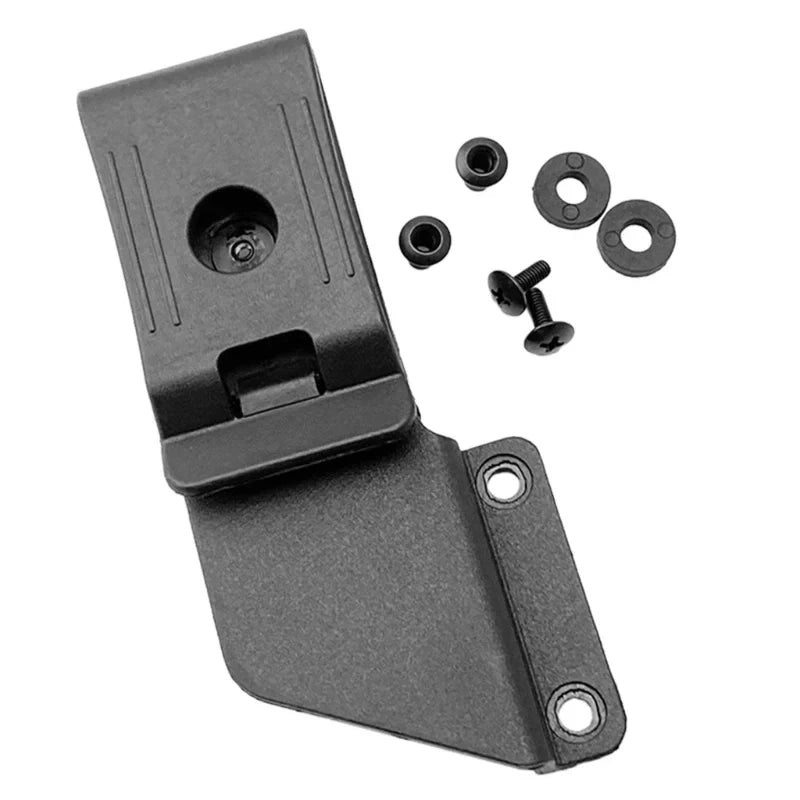 DGEV Universal Waist Clip for Knife Sheath – 360° Rotatable Kydex Scabbard Belt Clip EDC Carry Accessory