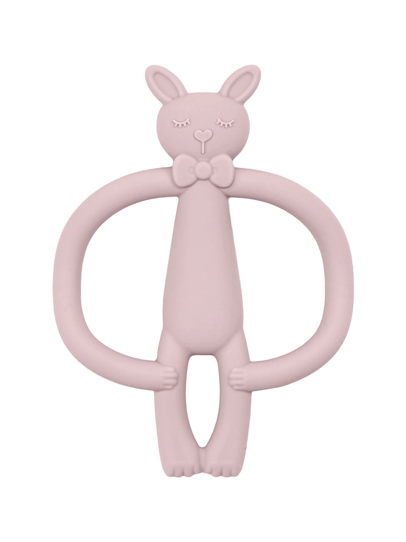 Silicone Baby Rabbit Teether Toy - Cartoon Nursing Chew Toy for Newborns Infants Teething Relief Gift
