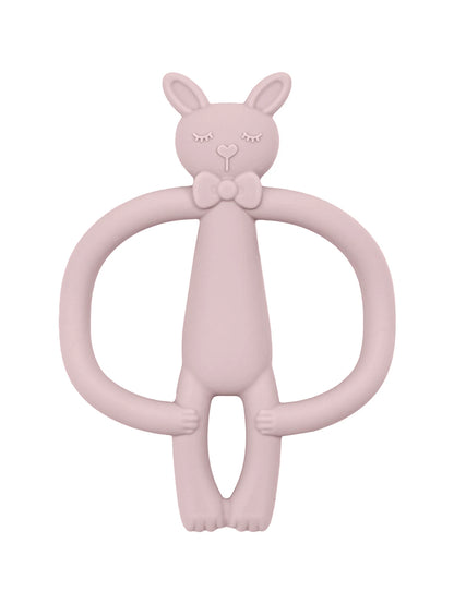 Silicone Baby Rabbit Teether Toy - Cartoon Nursing Chew Toy for Newborns Infants Teething Relief Gift