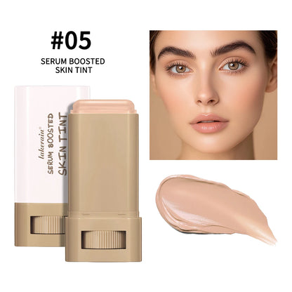 Waterproof Skin Tint Stick – Nourishing Tinted Foundation & Contour Balm for Face Makeup