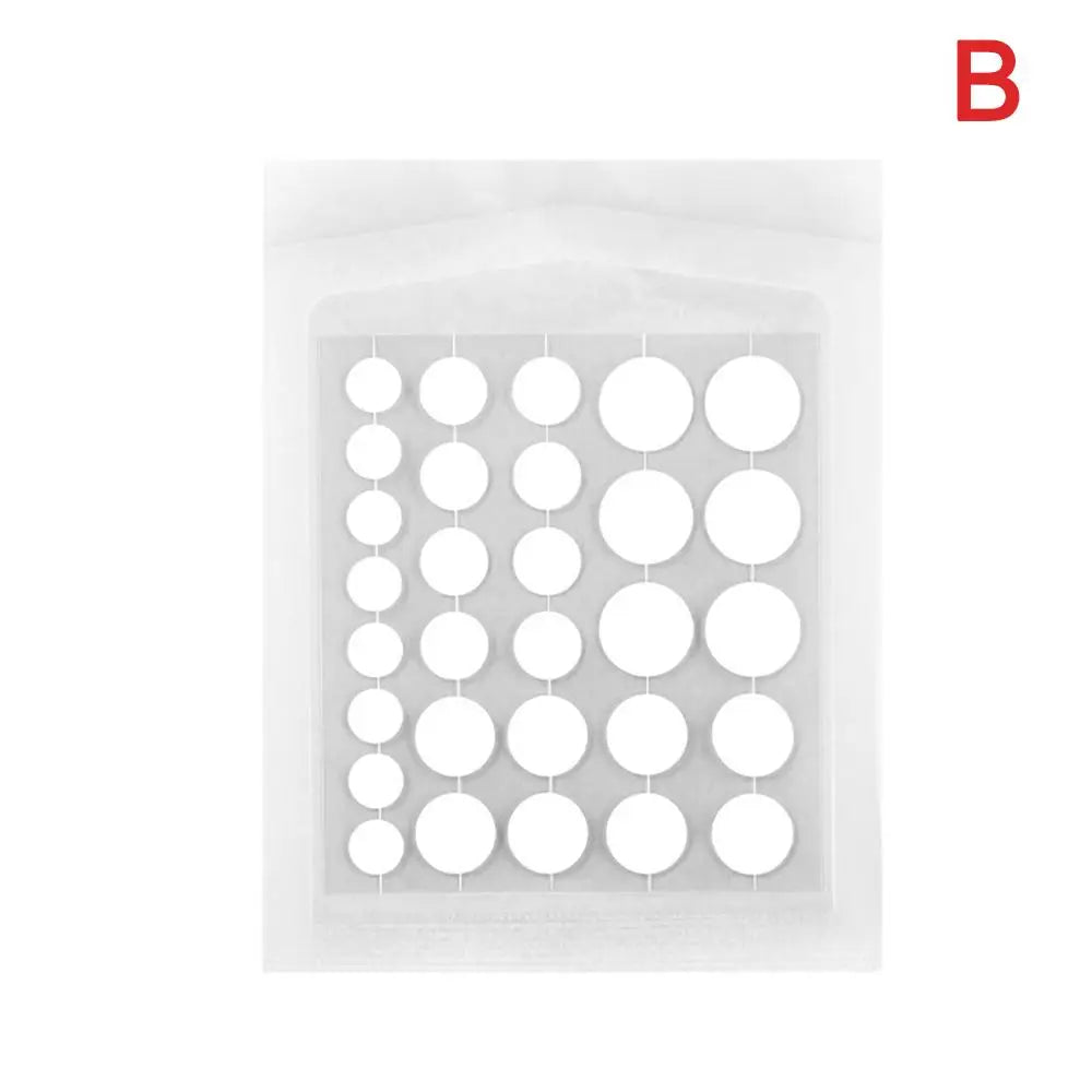 30-Piece Hydrocolloid Salicylic Acid Pimple Patches - Invisible Acne Spot Stickers for Blemish Coverage and Skincare
