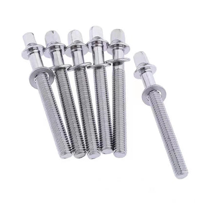 2" Tension Rods for Drums – 6/12pcs 5mm & 6mm Stainless Steel Drum Screws