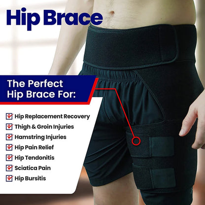 Tcare Sciatica Nerve Pain Relief Brace – Thigh Compression Wrap for Hip Joints, Arthritis & Groin Support