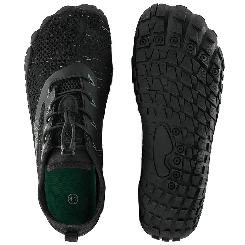 Men & Women Minimalist Trail Running Shoes — Barefoot Wide Fitness Gym Sneakers Low Drop Athletic