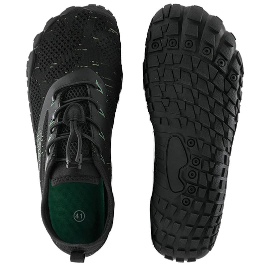 Men & Women Minimalist Trail Running Shoes — Barefoot Wide Fitness Gym Sneakers Low Drop Athletic