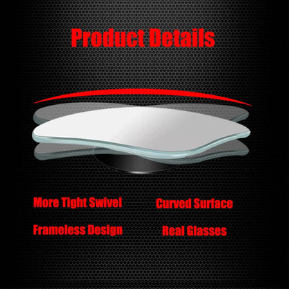 2pcs 360° Adjustable Car Blind Spot Mirrors – HD Convex Rear View Mirror for SUV & Parking