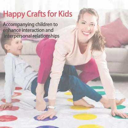 Twist Game – Fun Family Body Movement Mat, Party Board Game for Kids & Adults, Interactive Family Fun