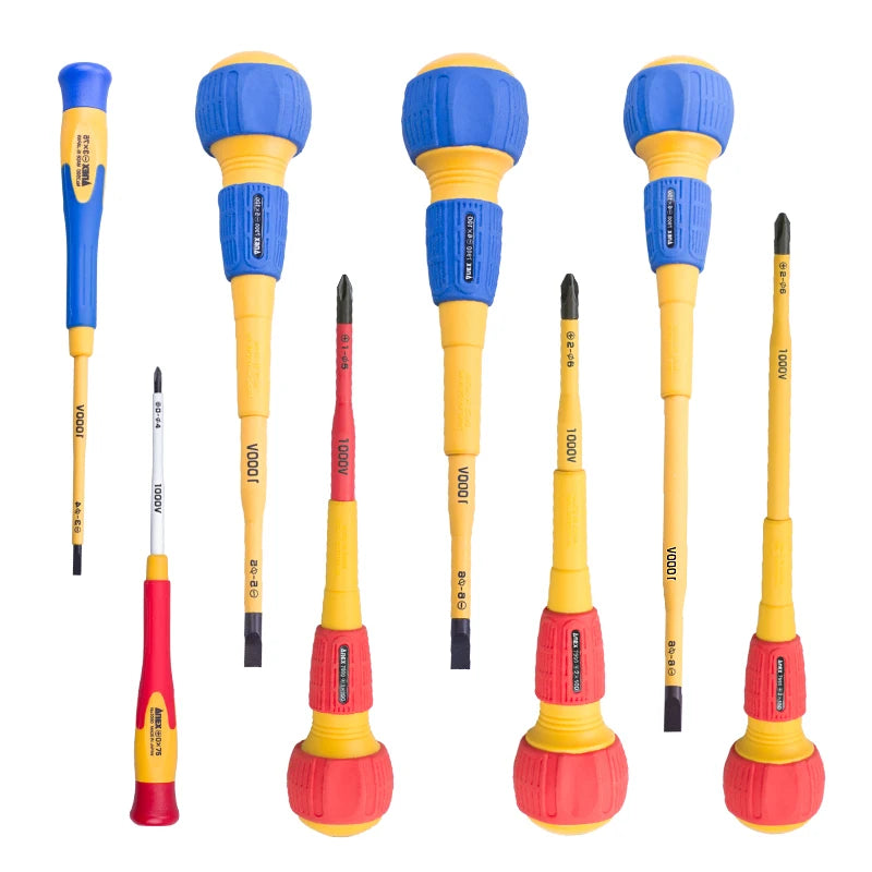 ANEX Insulated Screwdriver - Strong Magnetic Professional Electrician Tool