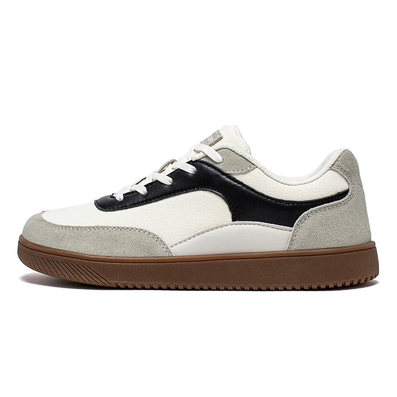 HOBIBEAR Unisex Wide Toe Sneakers — Minimalist Non-Slip Lace-Up Mesh Casual Shoes for Men & Women