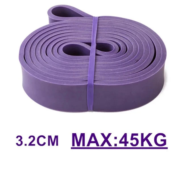 Heavy Duty Resistance Band — Latex Elastic Pull-Up Assist Belt for Pilates, Workout & Home Gym Fitness