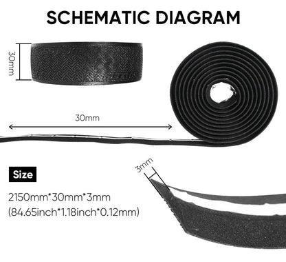 BUCKLOS Bicycle Handlebar Tape – Anti-Slip Waterproof Road Bike Bar Wrap for Cycling Accessories