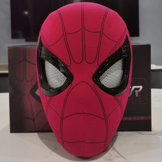 Spider-Man: No Way Home Luxury Helmet with Rechargeable Remote - Movable Eyes Cosplay Mask Decoration Gift Toy