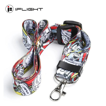 iFlight 25×500mm Adjustable Transmitter Neck Strap — FPV Drone Remote Controller Lanyard