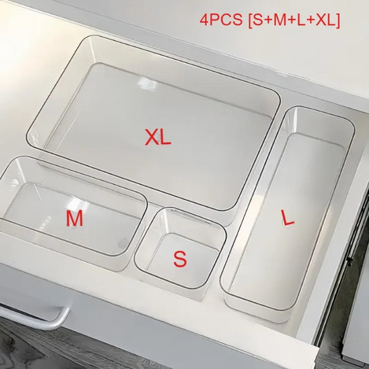 Cosmetic & Stationery Storage Box – Makeup, Office Supplies, Desk & Drawer Organizer for Home