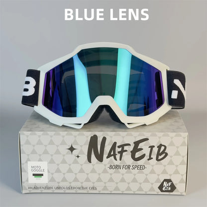 NAFEIB N17 Motorcycle Goggles – Motocross, Cycling & Off-Road Sport Glasses for MTB, ATV & Dirt Bike