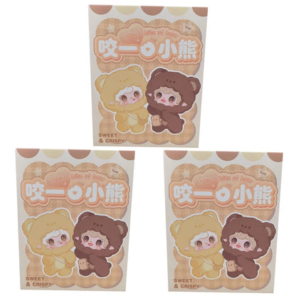 Yooki 4th Gen Blind Box – Take A Bit Small Bear Plush Toy Keychain Backpack Pendant Mystery Gift