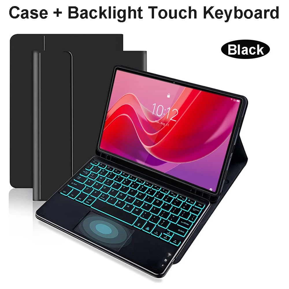 Lenovo Tab M11 11" Case with Bluetooth Keyboard – Smart Stand Cover for Xiaoxin Pad 2024/2025