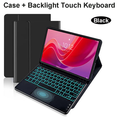 Lenovo Tab M11 11" Case with Bluetooth Keyboard – Smart Stand Cover for Xiaoxin Pad 2024/2025