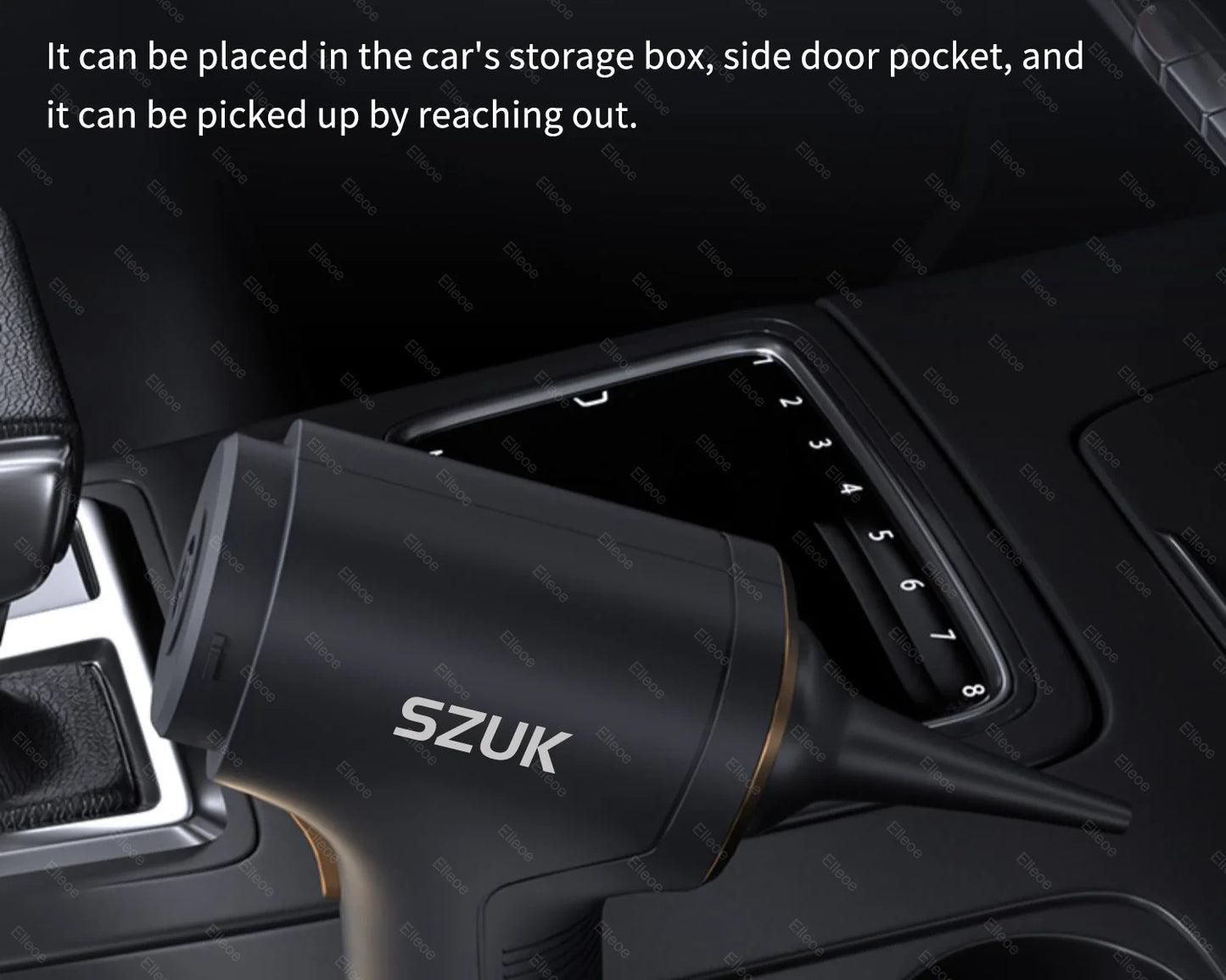 SZUK 18000PA Mini Portable Wireless Car Vacuum Cleaner – Powerful Handheld Cleaning Machine