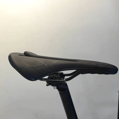 Breathable Hollow Bicycle Saddle - Soft PU Leather Comfort Seat for MTB Mountain & Road Bikes