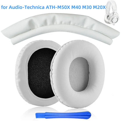 KUTOU Replacement Ear Pads for Audio Technica ATH M50X/M70/M40X/M30X & 7506 – Soft Cushion Covers