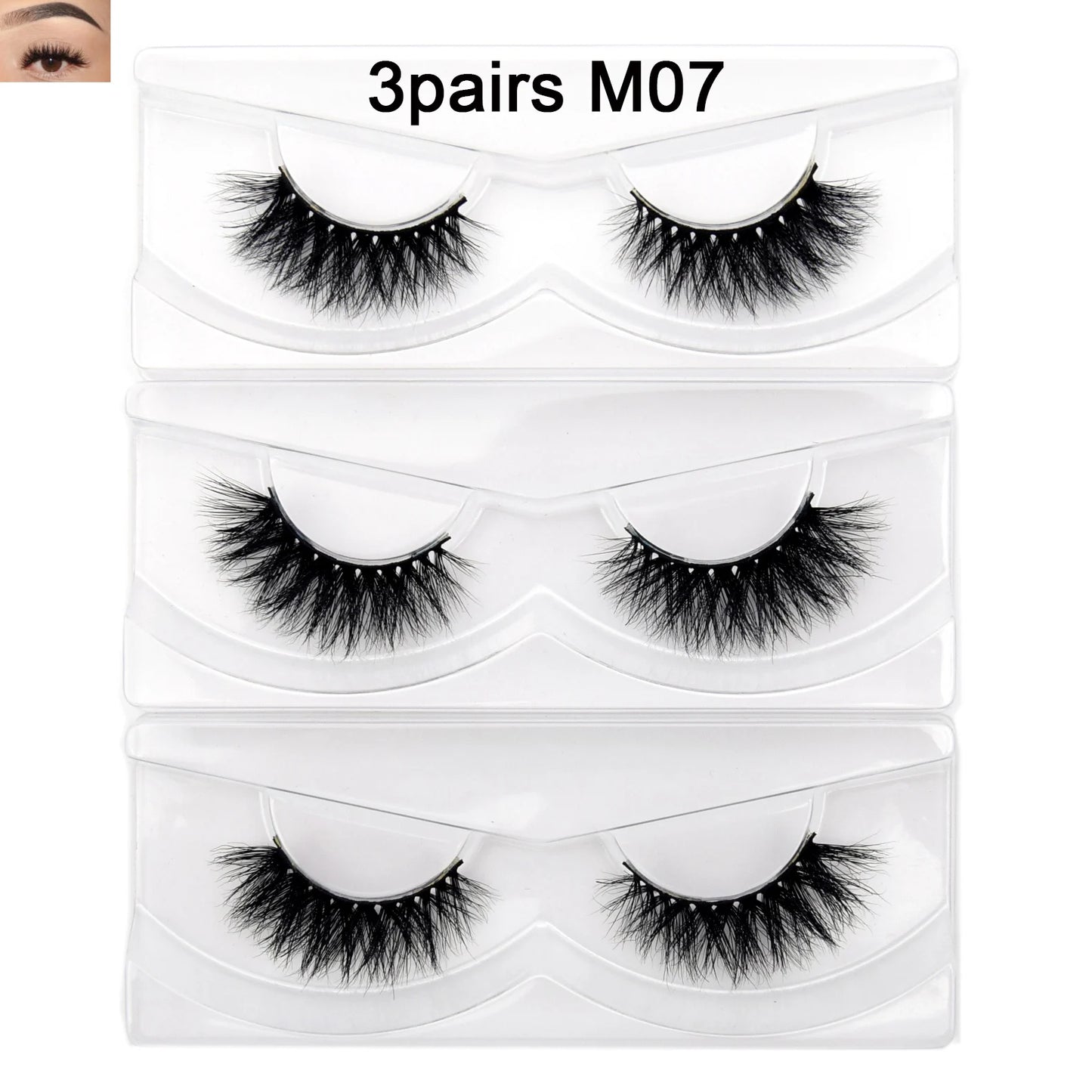 Visofree 13mm 3D Mink Eyelashes – Natural Long Handmade Cruelty-Free False Lashes for Makeup G04